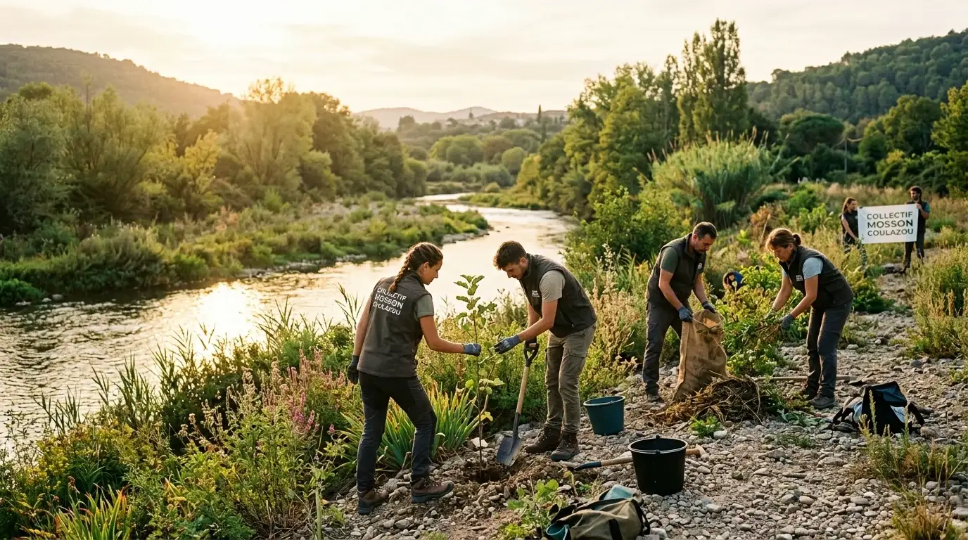 Berges naturelles de la Mosson et du Coulazou protégées par le Collectif